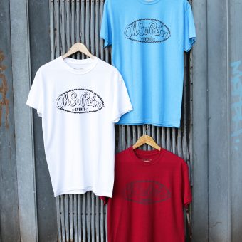White/Black Oval Logo Tshirt - Image 8
