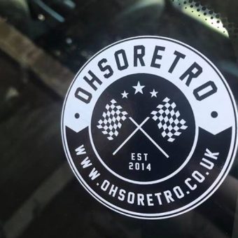 #OhSoRetro Round Logo Vinyl (3 sizes) - Image 3