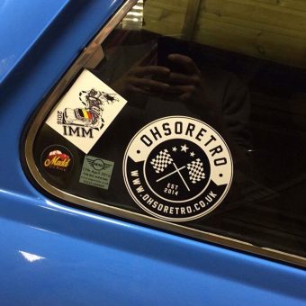 #OhSoRetro Round Logo Vinyl (3 sizes)