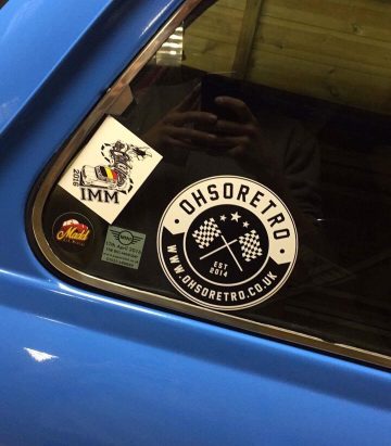 #OhSoRetro Round Logo Vinyl (3 sizes)