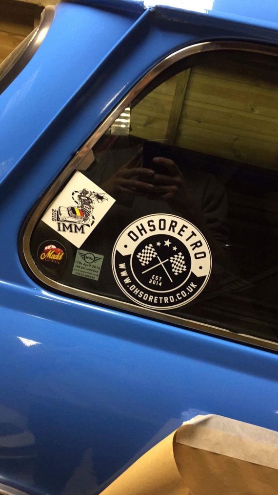 #OhSoRetro Round Logo Vinyl (3 sizes)