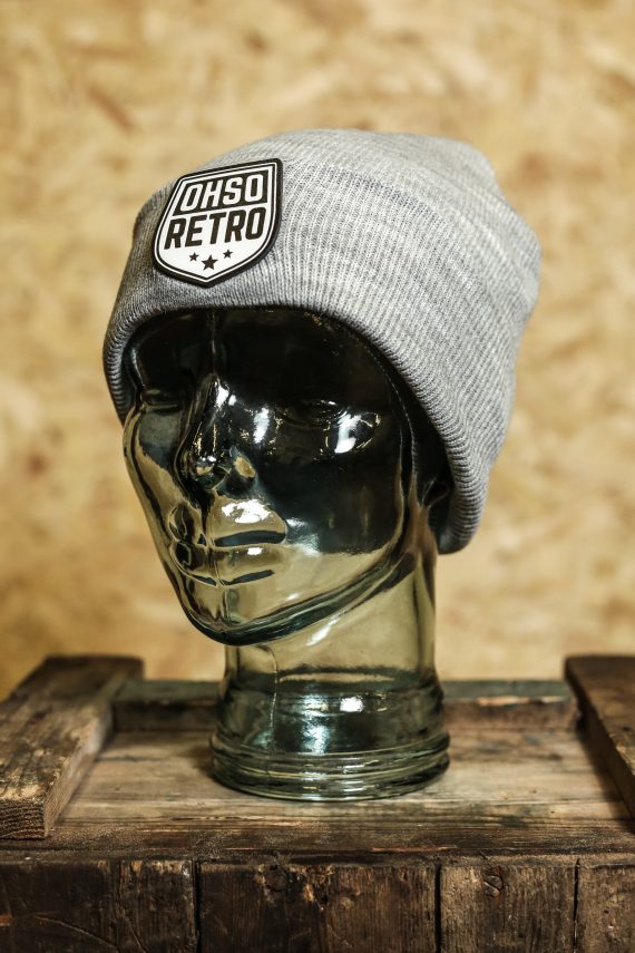 OhSoRetro Crest Leather Patch Beanies (Various Colours)