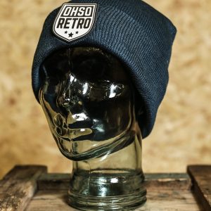 OhSoRetro Crest Leather Patch Beanies (Various Colours) - Image 3