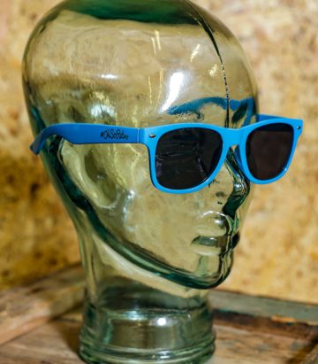 #OhSoRetro Sky Blue Plastic Sunglasses