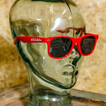 #OhSoRetro Red Plastic Sunglasses