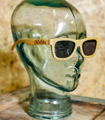 #OhSoRetro Full Bamboo Sunglasses