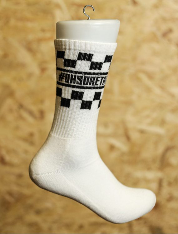#OhSoRetro Tube Socks (Black or White)