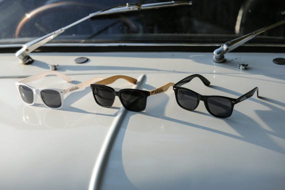 #OhSoRetro White Plastic Sunglasses - Image 6