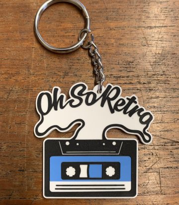Cassette #OhSoRetro Keyring