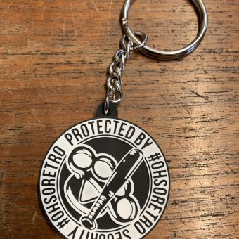 Security Logo #OhSoRetro Keyring