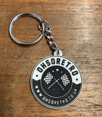 Round Logo #OhSoRetro Keyring