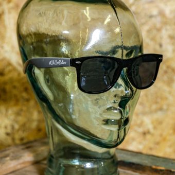 #OhSoRetro Grey and Black Two Tone Plastic Sunglasses