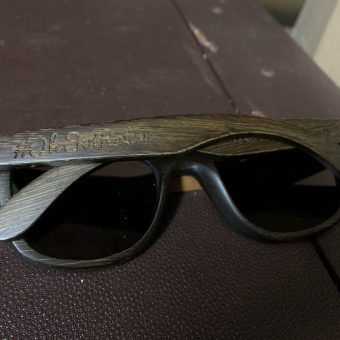 #OhSoRetro Darkwood Polarised Sunglasses (Orange or Grey Lense) - Image 4