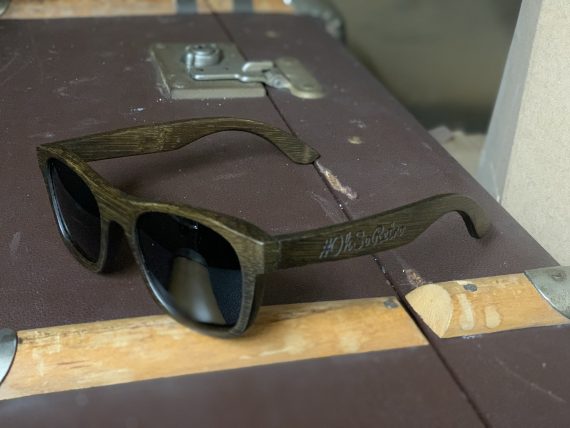 #OhSoRetro Darkwood Polarised Sunglasses (Orange or Grey Lense) - Image 3