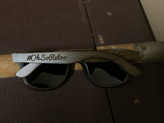 #OhSoRetro Darkwood Polarised Sunglasses (Orange or Grey Lense) - Image 5