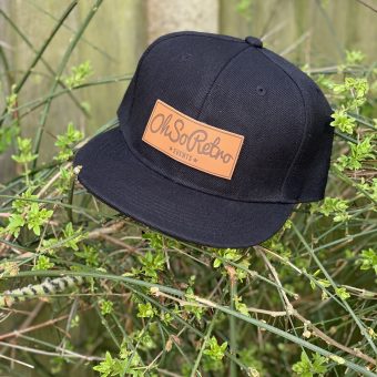 Brown Leather Rectangle Patch Snapback (Black/Grey/Khaki) - Image 12