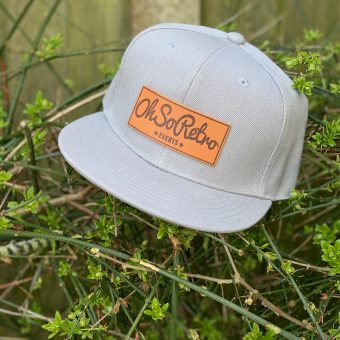 Brown Leather Rectangle Patch Snapback (Black/Grey/Khaki) - Image 8
