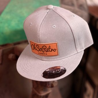 Brown Leather Rectangle Patch Snapback (Black/Grey/Khaki) - Image 11