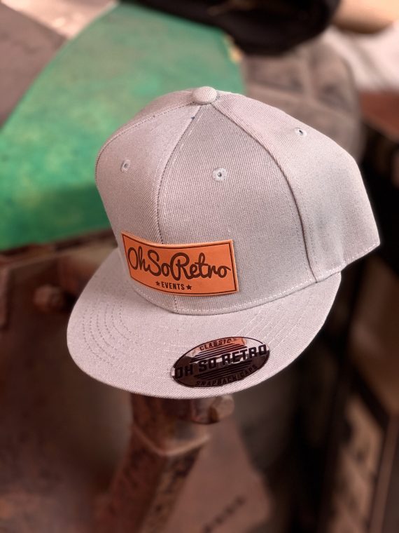 Brown Leather Rectangle Patch Snapback (Black/Grey/Khaki) - Image 11