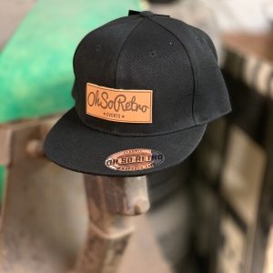 Brown Leather Rectangle Patch Snapback (Black/Grey/Khaki) - Image 13