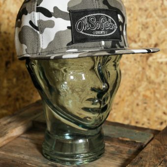 Camo Rectangle Patch Snapback (Green or Grey) - Image 2