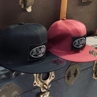 Rectangle Patch Snapbacks (Black or Burgundy) - Image 4
