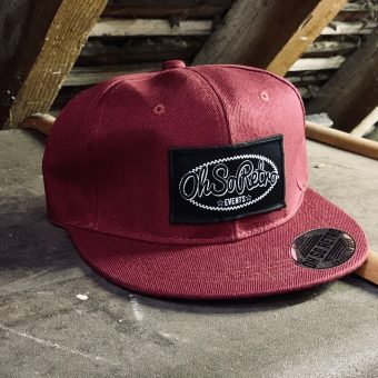 Rectangle Patch Snapbacks (Black or Burgundy) - Image 5