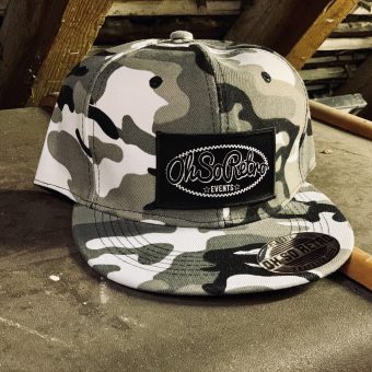 Camo Rectangle Patch Snapback (Green or Grey) - Image 5