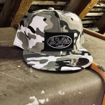 Camo Rectangle Patch Snapback (Green or Grey) - Image 3
