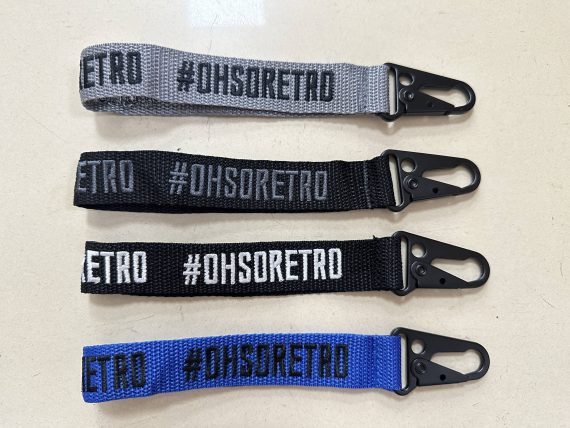 #OhSoRetro Embroidered Shorty Lanyards - Image 4