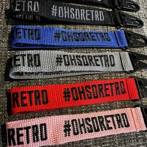 #OhSoRetro Embroidered Shorty Lanyards