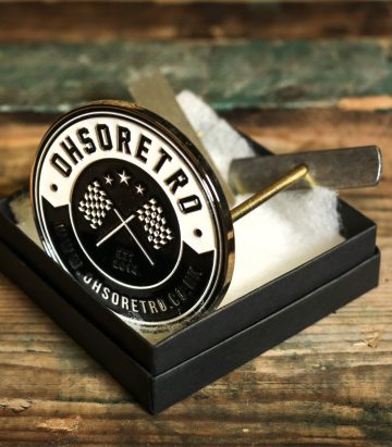 Round Logo Enamel Grill Badge