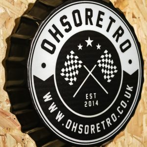 OhSoRetro Round Logo Bottle Top Wall Hanger - Image 2