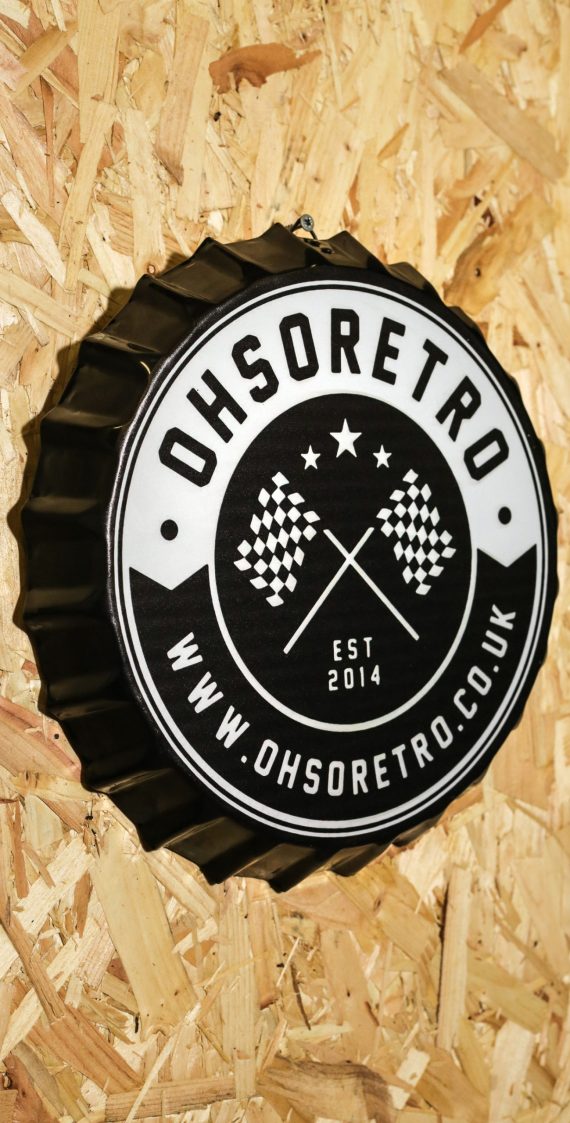 OhSoRetro Round Logo Bottle Top Wall Hanger - Image 2