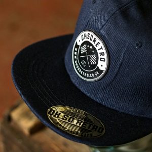 Black Leather Round Patch Snapback (Various Colours) - Image 6