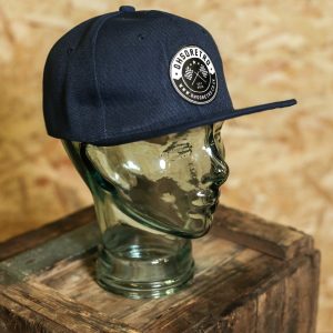 Black Leather Round Patch Snapback (Various Colours) - Image 5