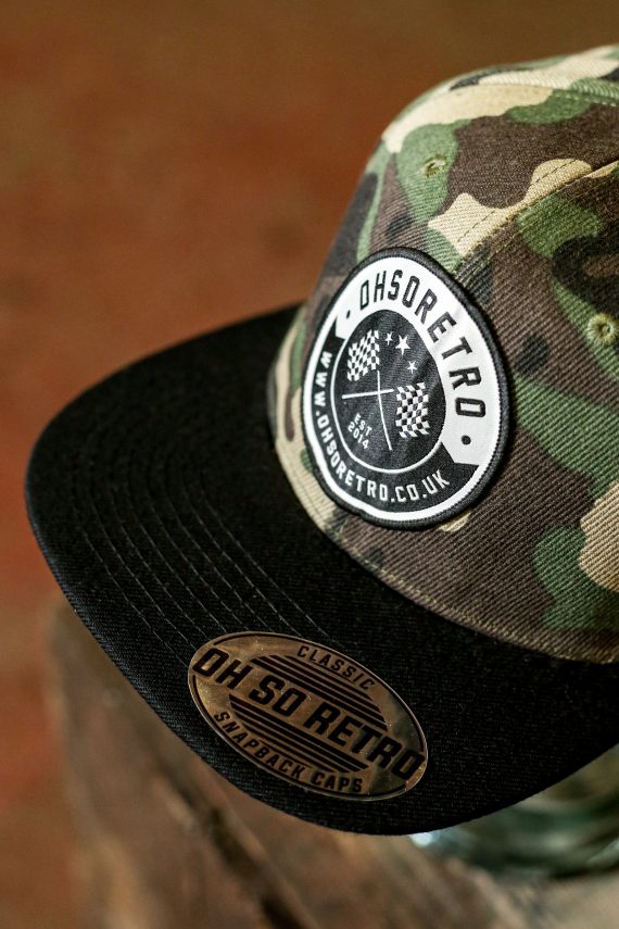 Camo Round Patch Snapback