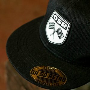 OSR Flag Crest Leather Patch Snapback (Black or Grey)