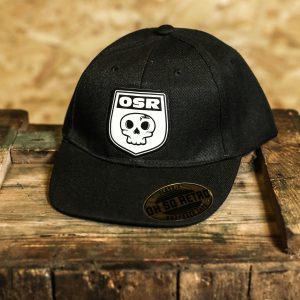 Kids OSR Skull Patch Snapback (Black/Grey/Pink) - Image 2