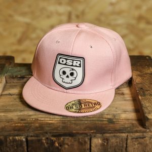 Kids OSR Skull Patch Snapback (Black/Grey/Pink) - Image 4