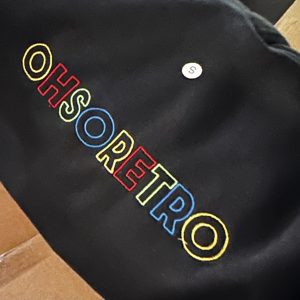 OhSoRetro Multi Coloured Embroidered Hoody - Image 4