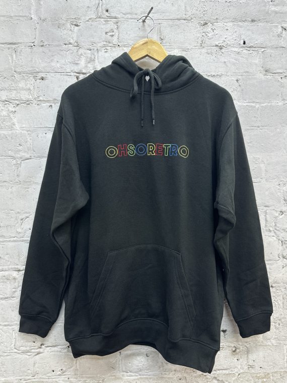OhSoRetro Multi Coloured Embroidered Hoody - Image 5