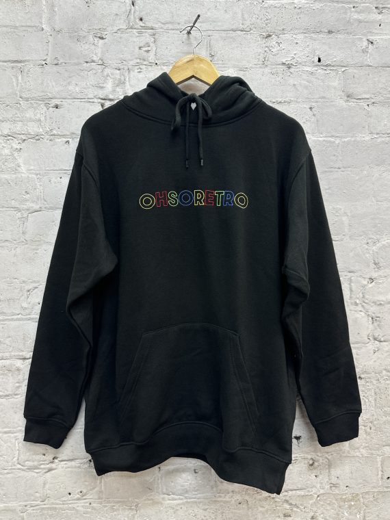 OhSoRetro Multi Coloured Embroidered Hoody