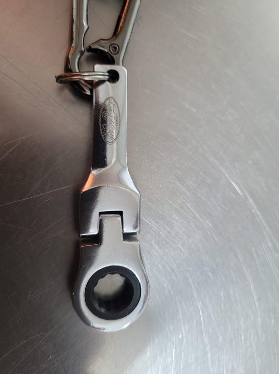 10mm Ratchet Spanner Keyring - Image 12
