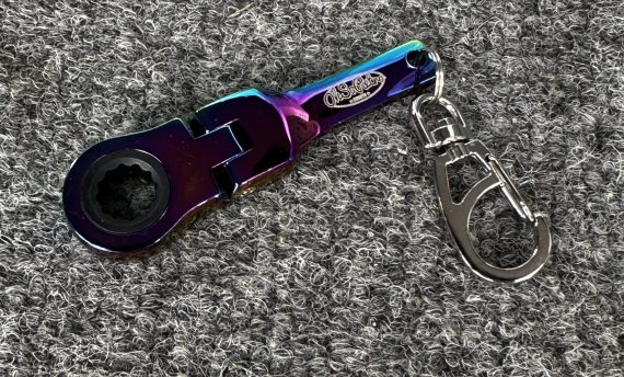 10mm Ratchet Spanner Keyring - Image 2