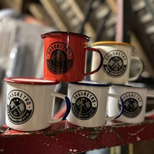 Round Logo Enamel Mugs