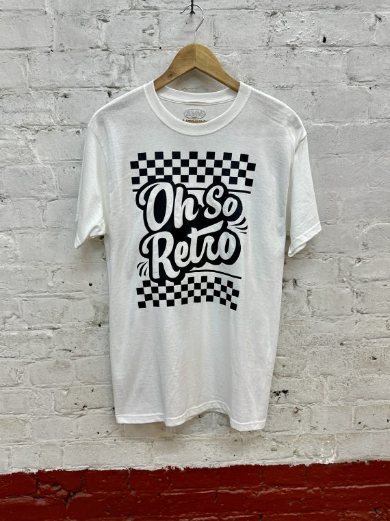 OhSoRetro Chequered Tshirt - Image 4