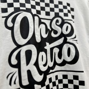 OhSoRetro Chequered Tshirt - Image 2