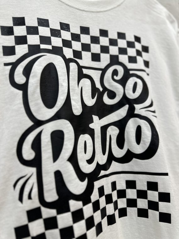 OhSoRetro Chequered Tshirt - Image 2