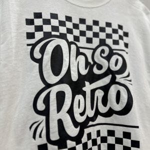 OhSoRetro Chequered Tshirt - Image 5